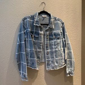 Jean Jacket Check Pattern